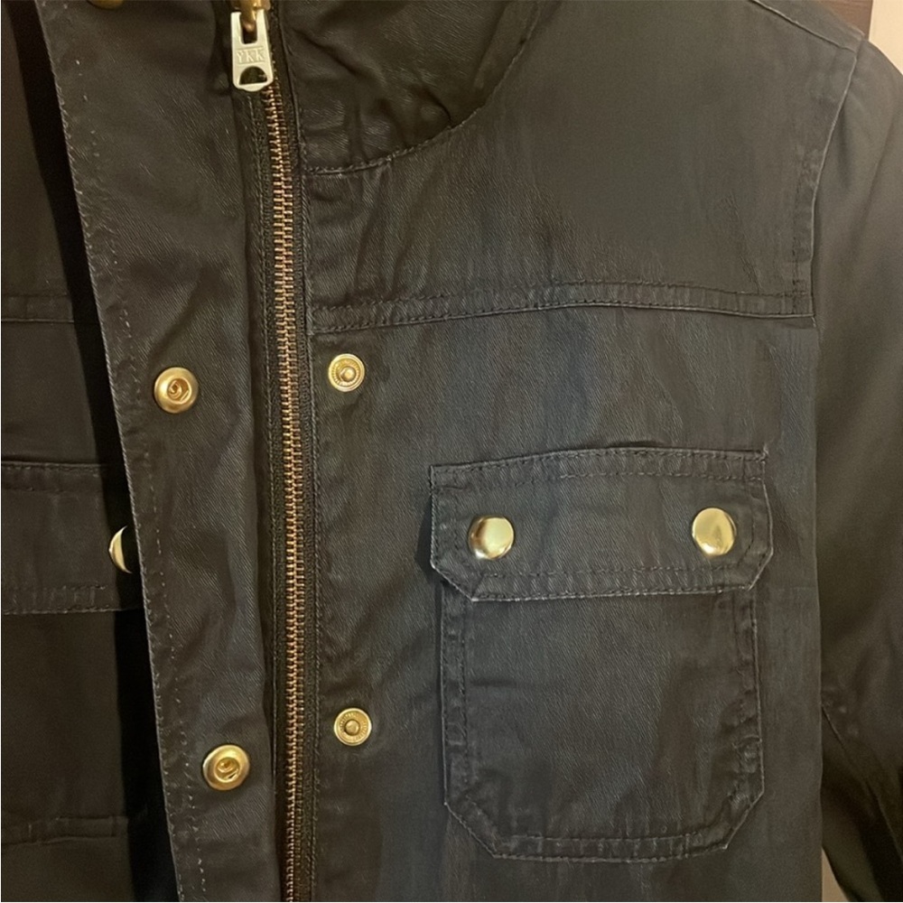 J. Crew Olive Green Boyfriend Relaxed Fit Field Jacket Size XS - Picture 3 of 16